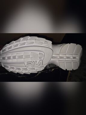 Fila White Logo Tread Sneaker Sole
